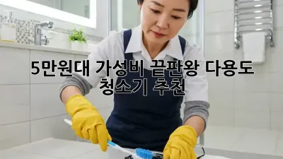 5만원대 가성비 끝판왕! 다용도 청소기 추천